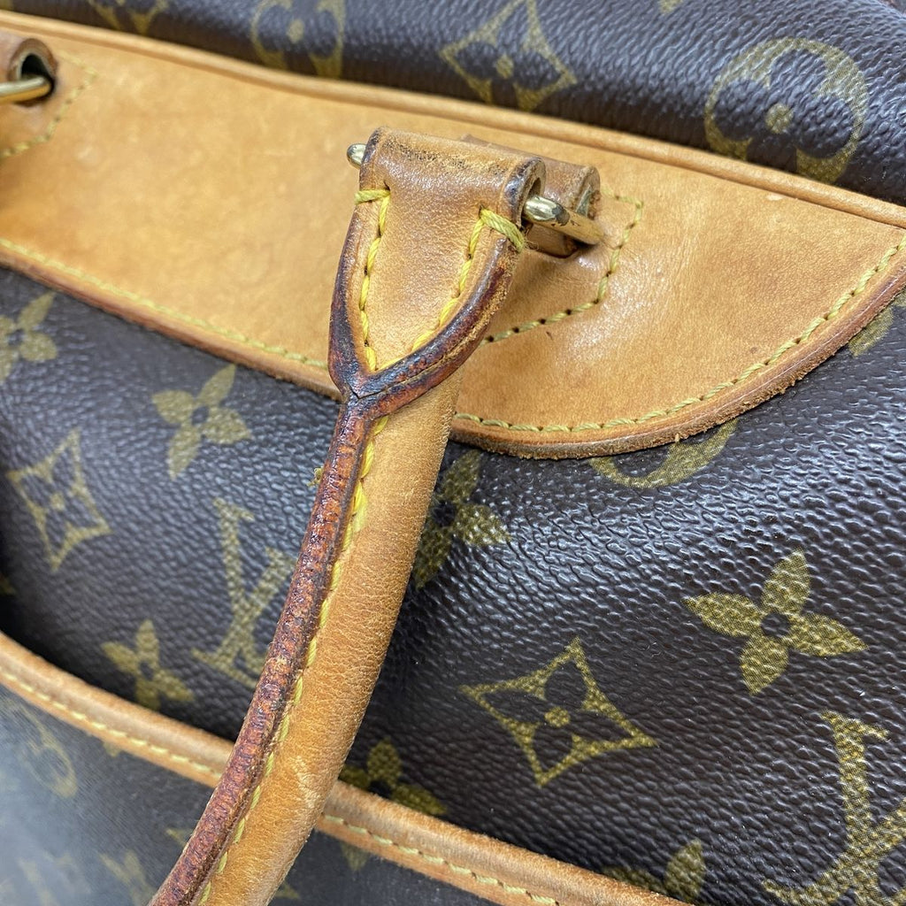 Louis Vuitton Handbag Monogram Deauville Brown — view 8