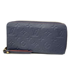 Louis Vuitton Wallet Monogram Empreinte Zippy Marine Rouge