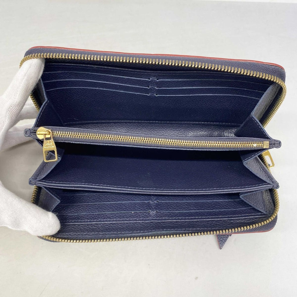 Louis Vuitton Wallet Monogram Empreinte Zippy Marine Rouge — view 3