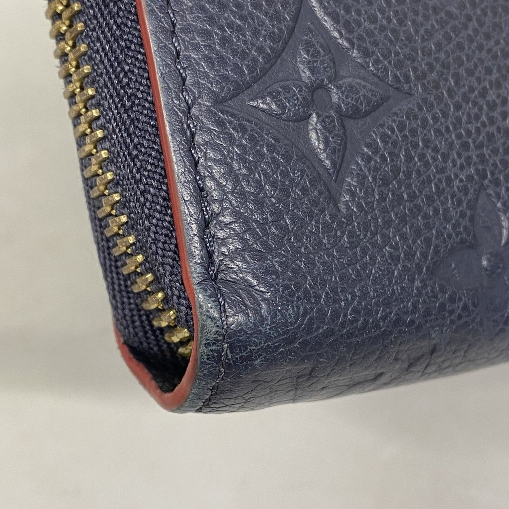 Louis Vuitton Wallet Monogram Empreinte Zippy Marine Rouge — view 6
