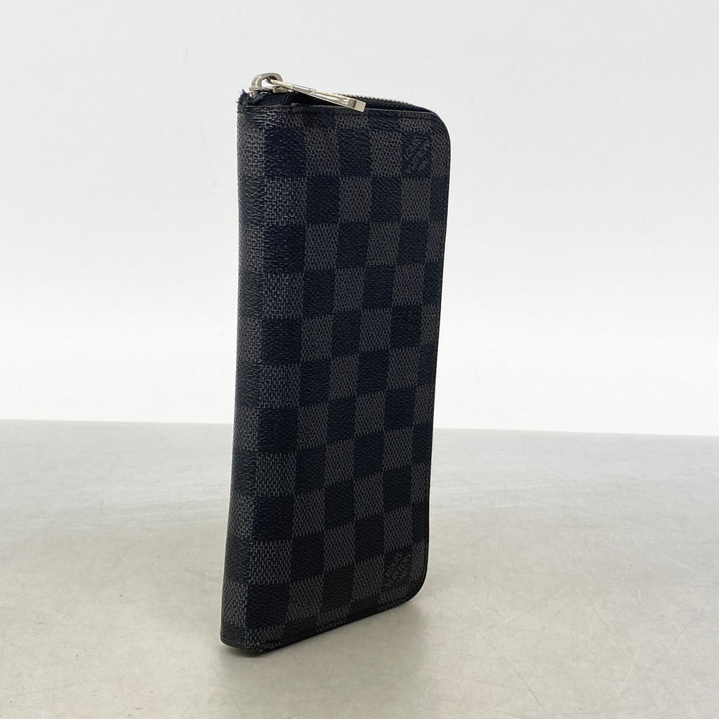 Louis Vuitton Wallet Damier Graphite Zippy Vertical Black — view 2