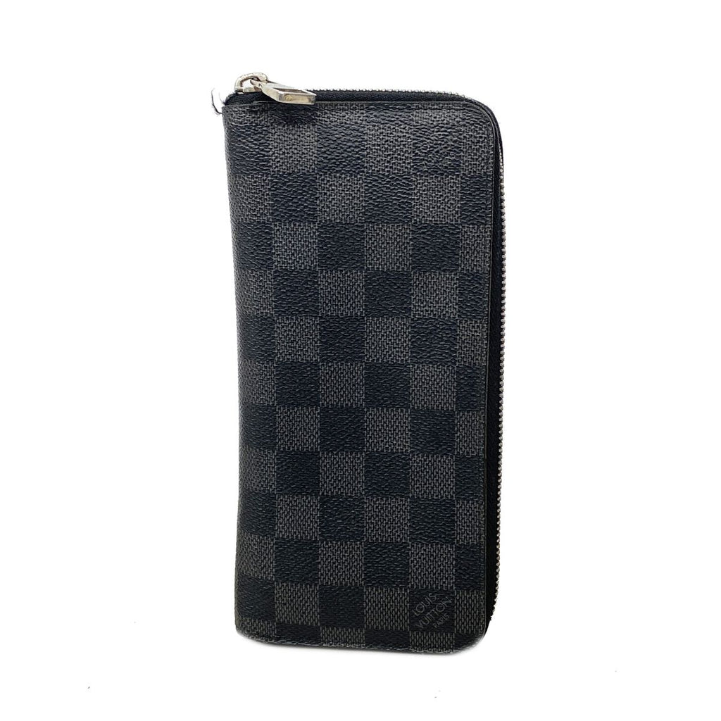 Louis Vuitton Wallet Damier Graphite Zippy Vertical Black