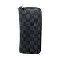 Louis Vuitton Wallet Damier Graphite Zippy Vertical Black