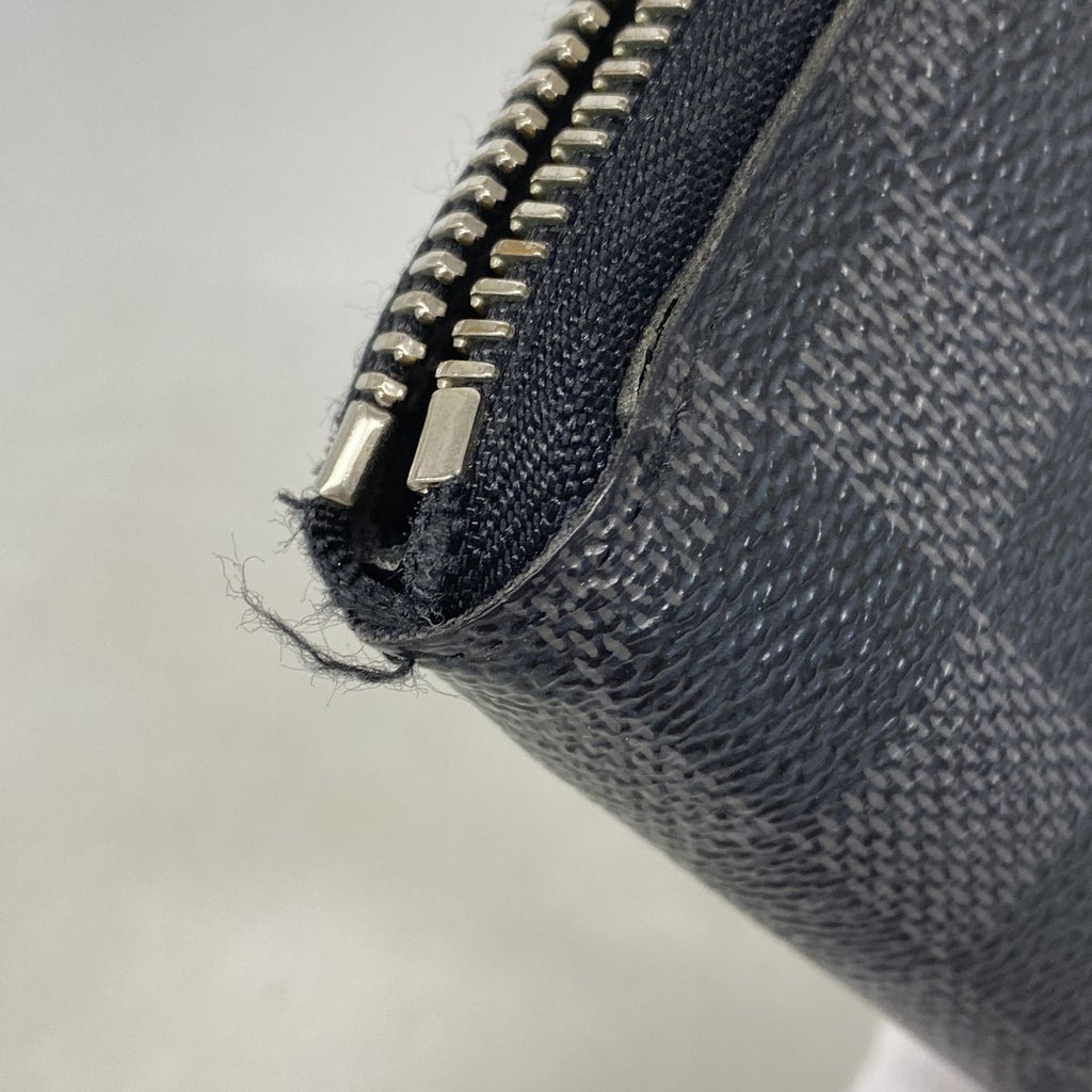 Louis Vuitton Wallet Damier Graphite Zippy Vertical Black — view 5