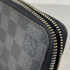 Louis Vuitton Wallet Damier Graphite Zippy Vertical Black — view 6