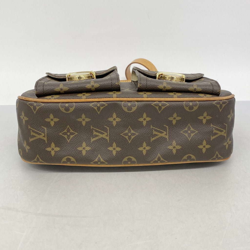 Louis Vuitton Shoulder Bag Monogram Hudson GM Brown — view 3