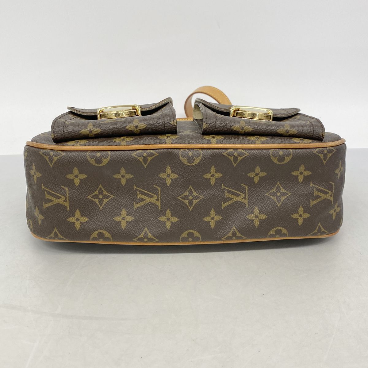 Louis Vuitton Shoulder Bag Monogram Hudson GM Brown — view 3