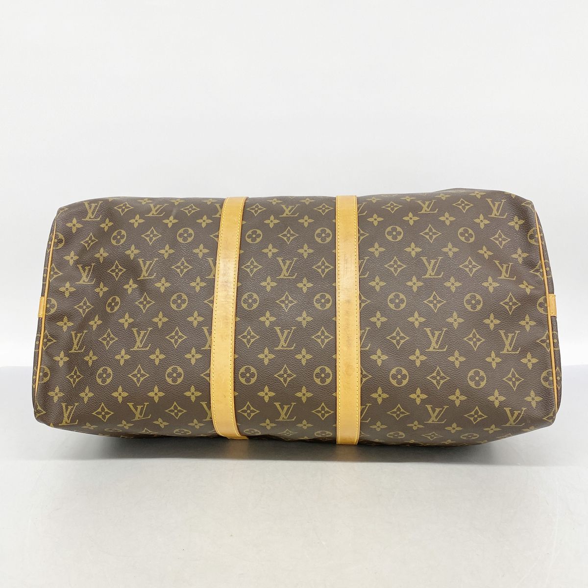 Louis Vuitton Boston Bag Monogram Keepall Bandouliere 55 Brown — view 3