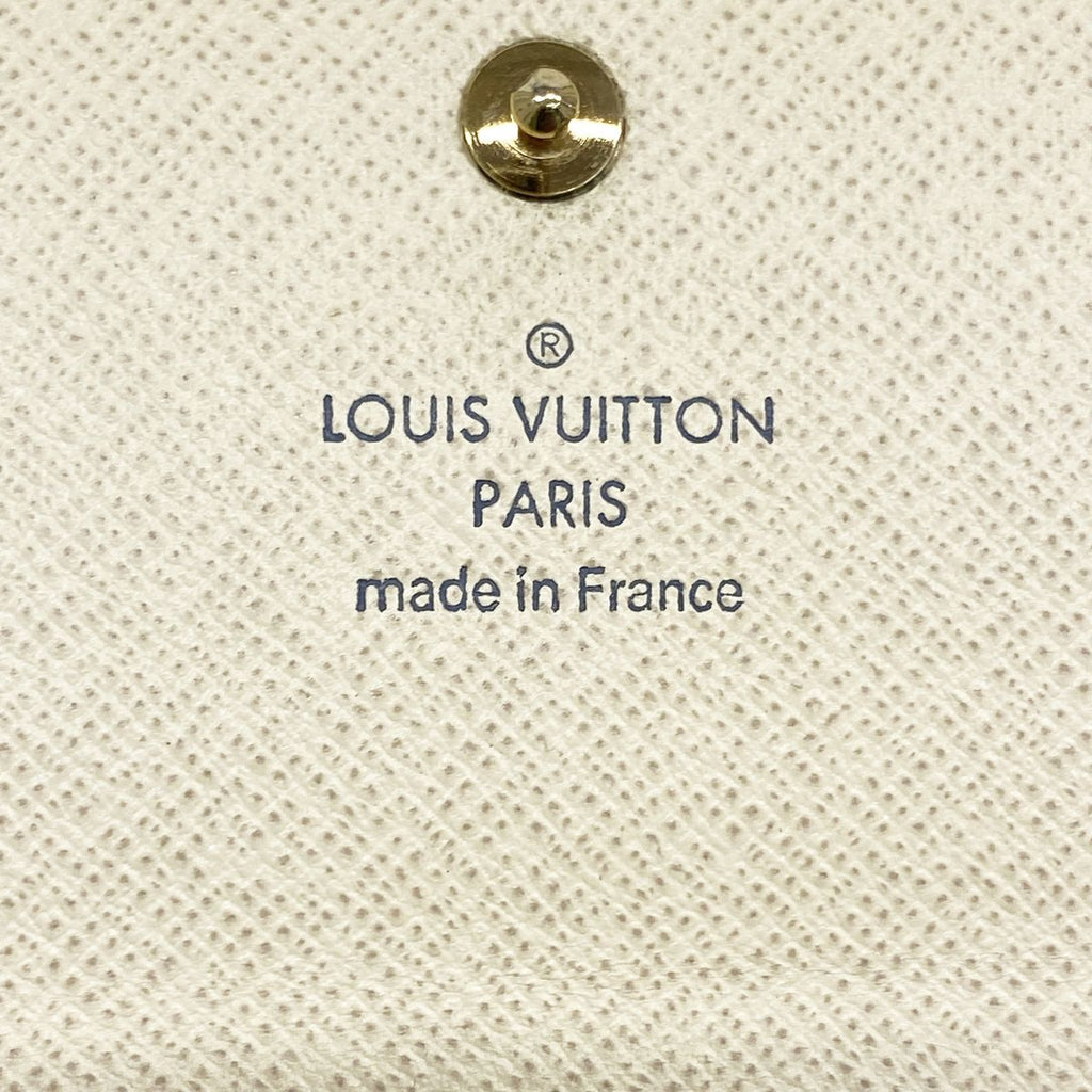 Louis Vuitton Wallet Damier Azur Portefeuille Sarah White — view 4