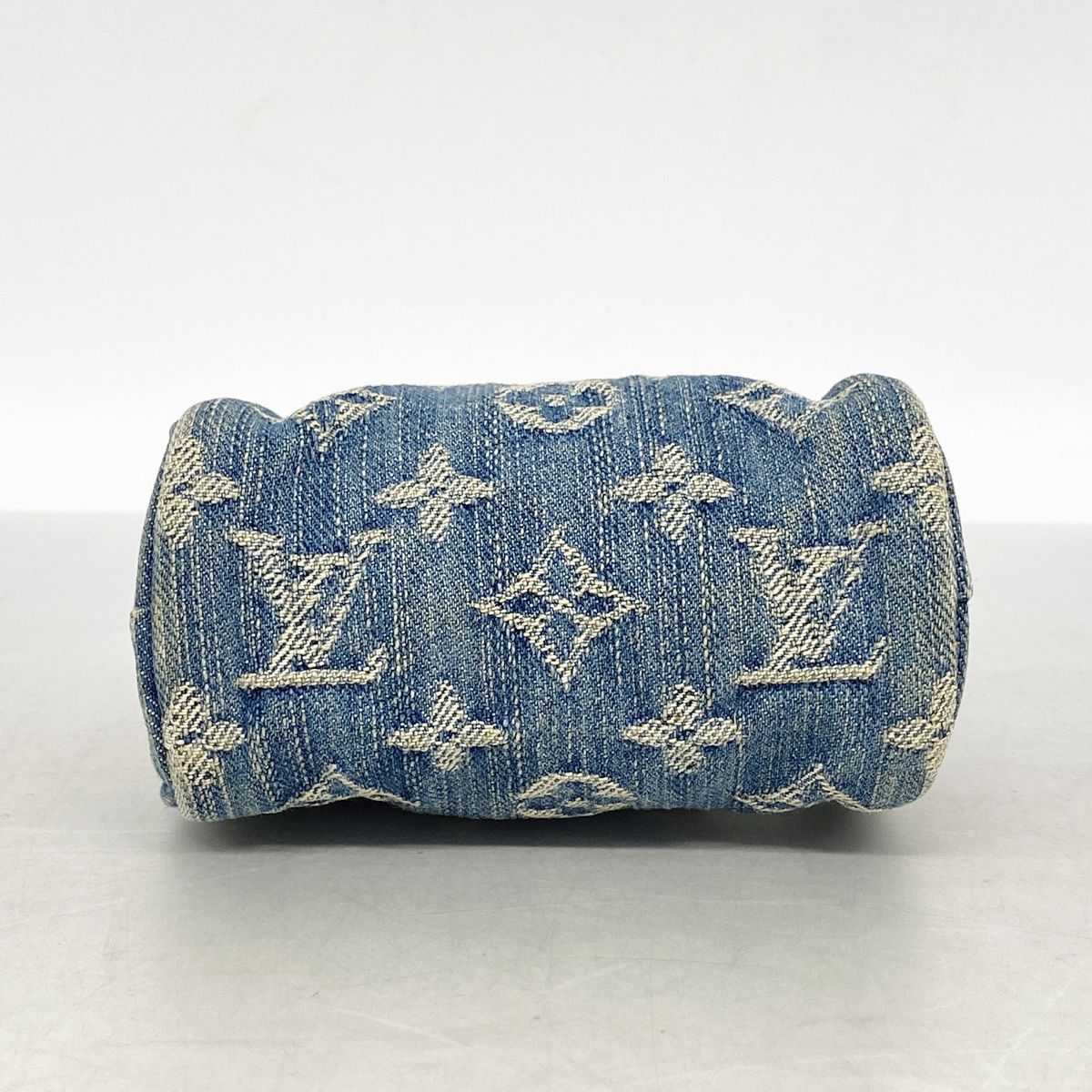Louis Vuitton Pouch Monogram Denim Trousse Speedy PM Blue — view 3