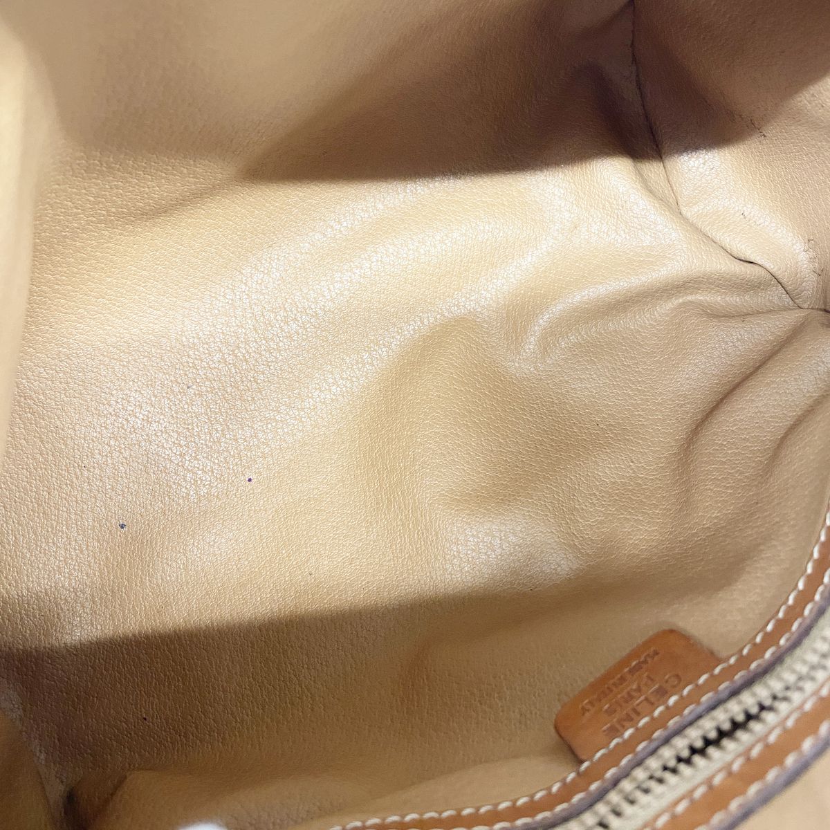 Celine Handbag Macadam Brown Gold — view 4