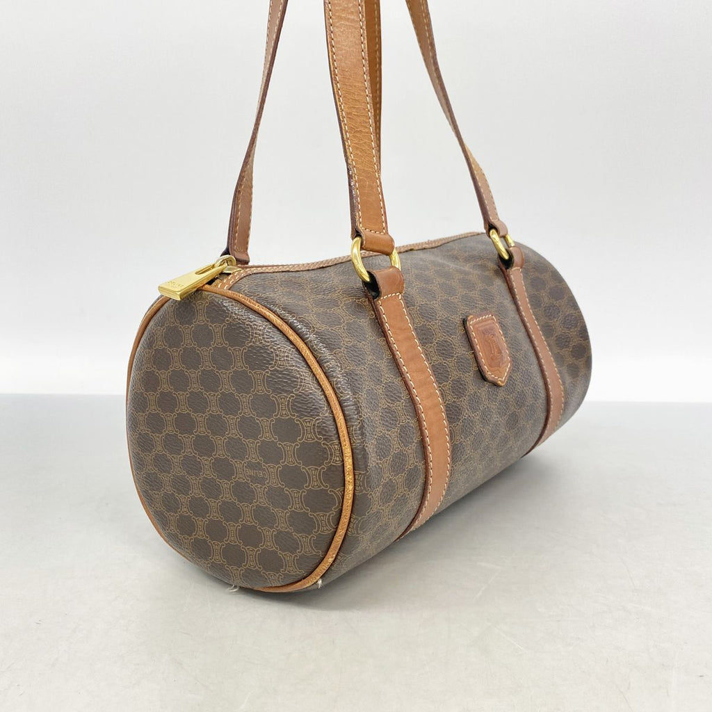 Celine Handbag Macadam Brown Gold — view 2
