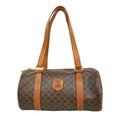 Celine Handbag Macadam Brown Gold