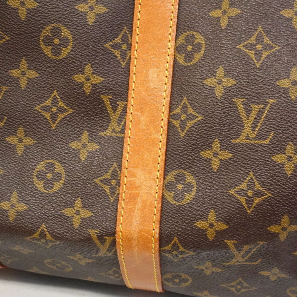 Louis Vuitton Boston Bag Monogram Keepall 45 Brown — view 8