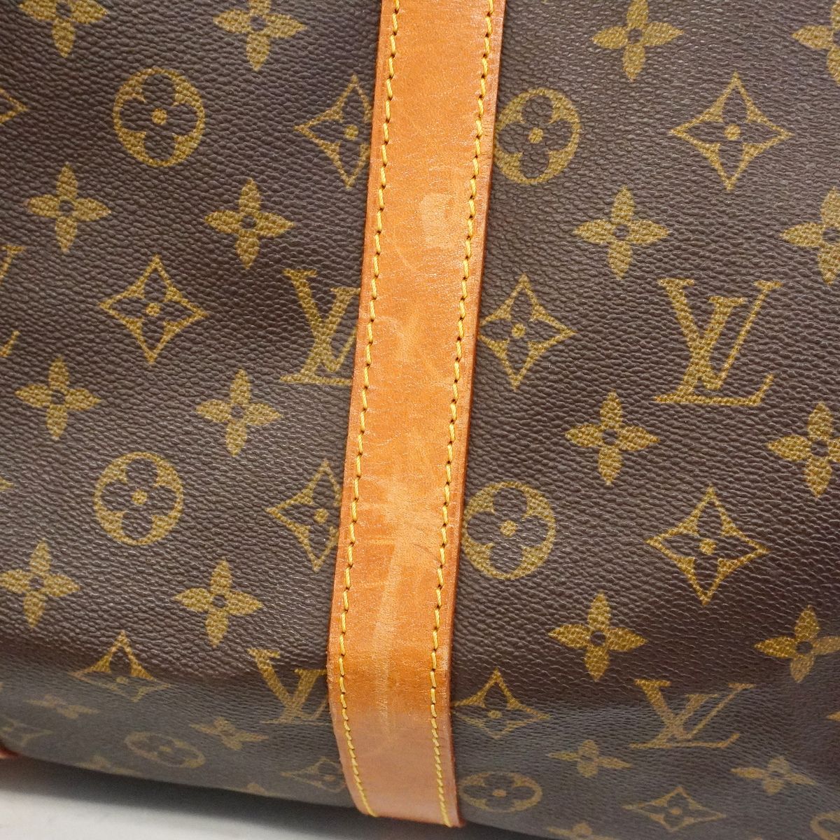 Louis Vuitton Boston Bag Monogram Keepall 45 Brown — view 8