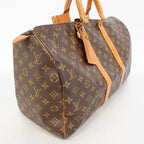 Louis Vuitton Boston Bag Monogram Keepall 45 Brown — view 2