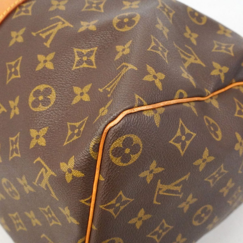 Louis Vuitton Boston Bag Monogram Keepall 45 Brown — view 6