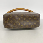Louis Vuitton Shoulder Bag Monogram Looping GM Brown — view 3