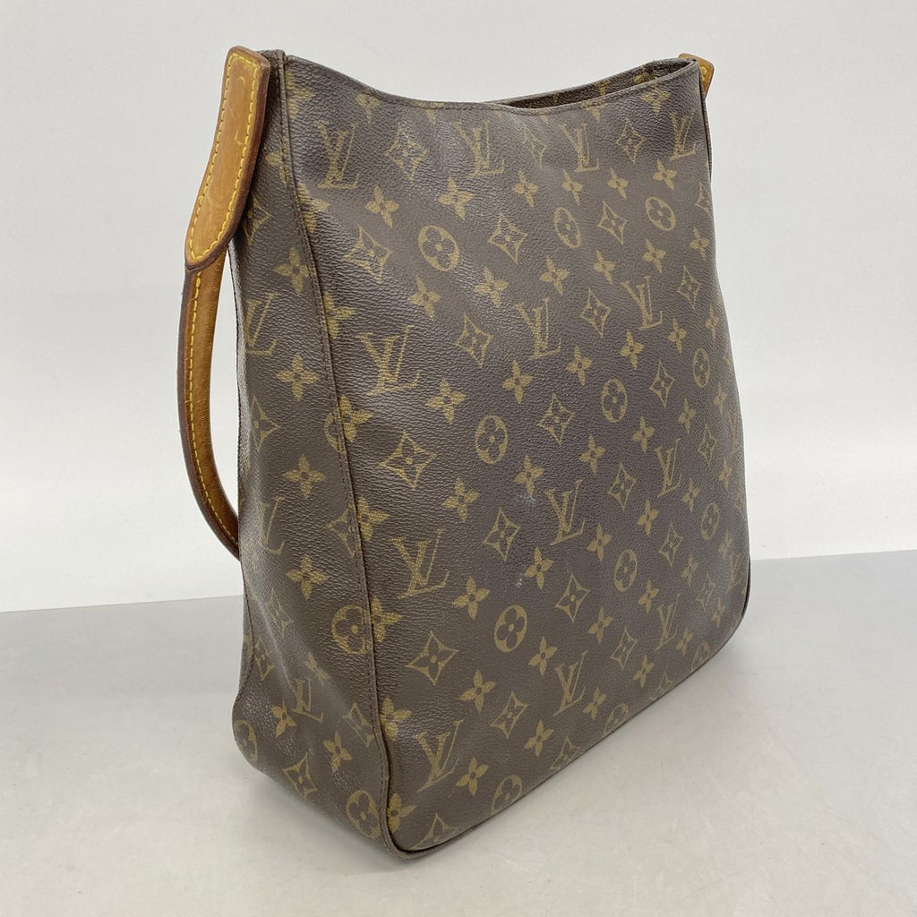 Louis Vuitton Shoulder Bag Monogram Looping GM Brown — view 2