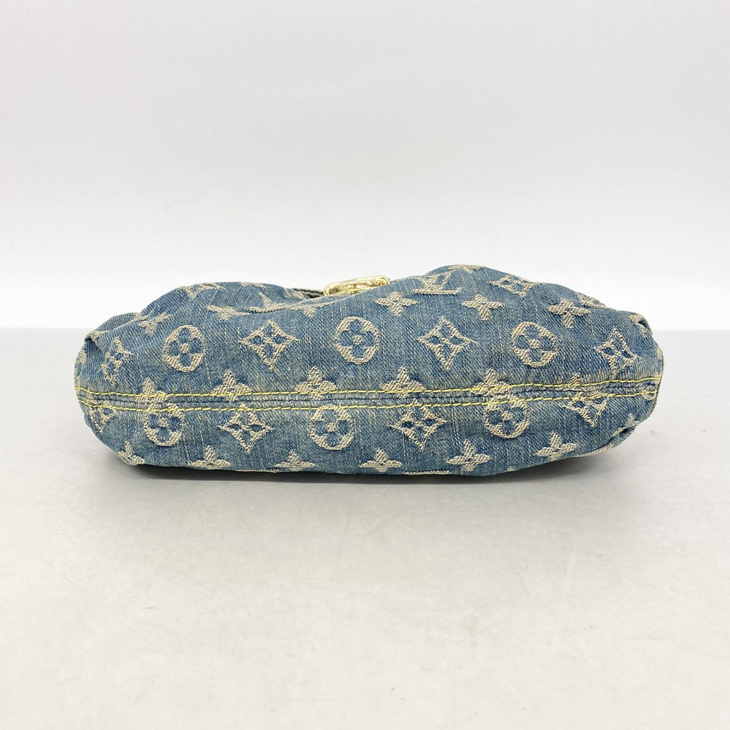 Louis Vuitton Handbag Monogram Denim Mini Pleaty Blue — view 3