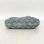 Louis Vuitton Handbag Monogram Denim Mini Pleaty Blue — view 3