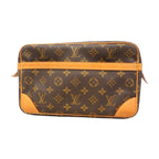 Louis Vuitton Clutch Monogram Compiegne 28 Brown