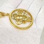 Louis Vuitton Key Holder Charm Vivienne Ice Skating Gold — view 4