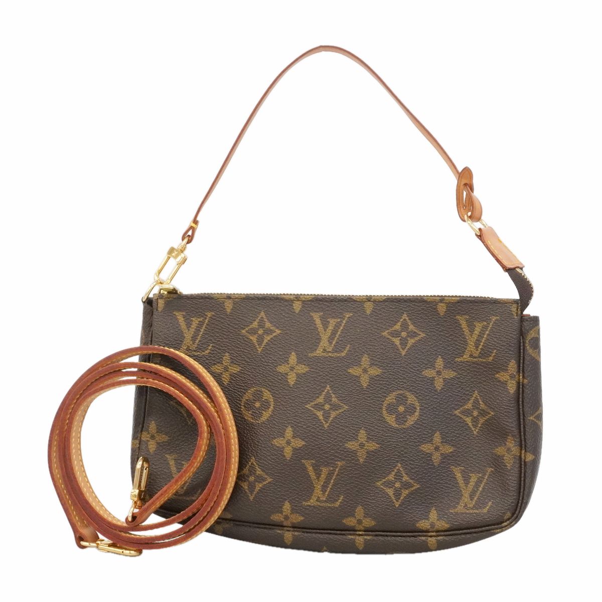 Louis Vuitton Pouch Monogram Pochette Accessoires Brown