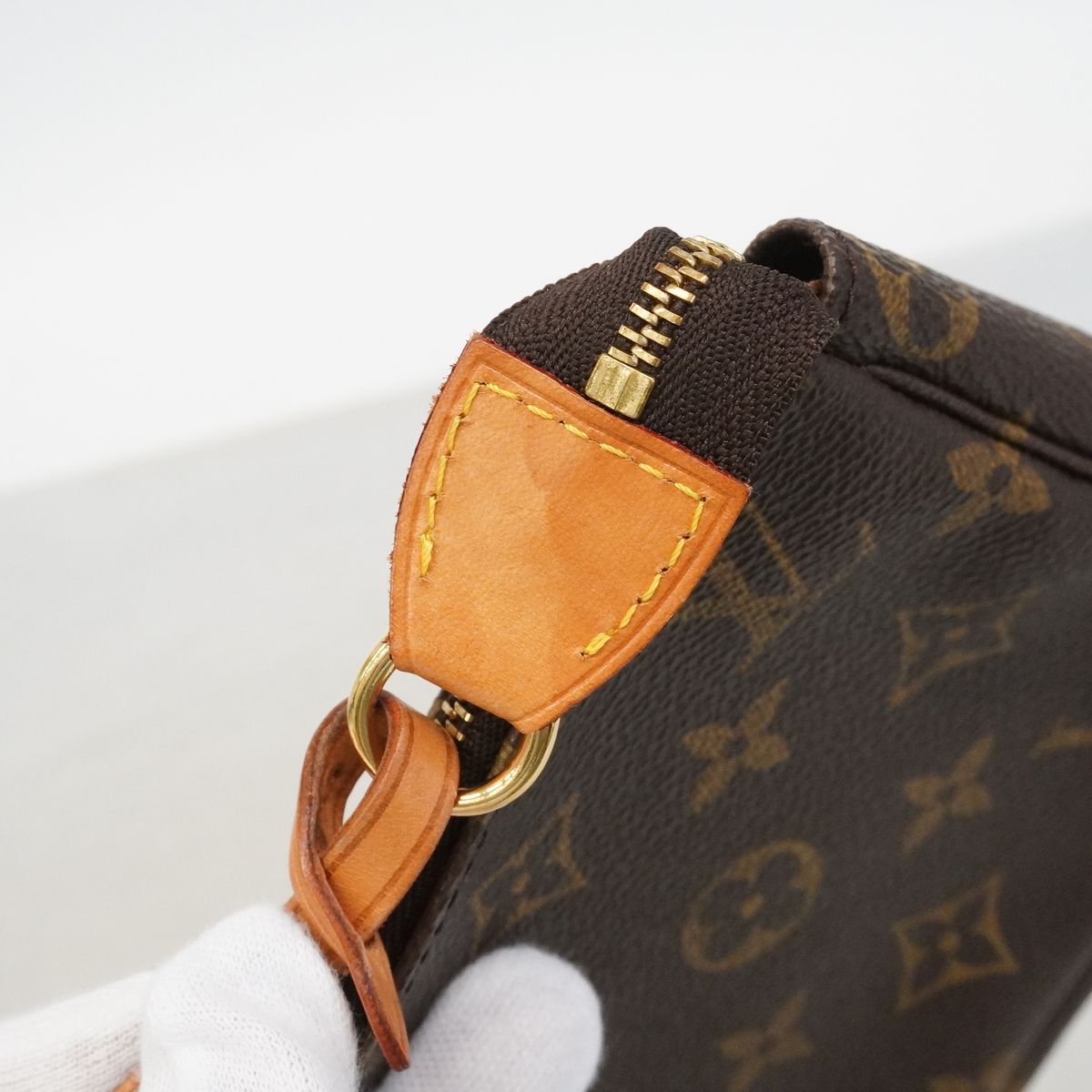 Louis Vuitton Pouch Monogram Pochette Accessoires Brown — view 7