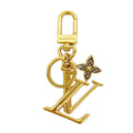 Louis Vuitton Key Holder Charm LV Iconic Gold Dark Brown