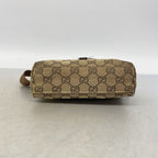 Gucci Waist Bag GG Canvas Brown Silver — view 3