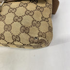 Gucci Waist Bag GG Canvas Brown Silver — view 8