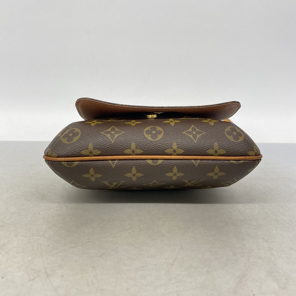 Louis Vuitton Shoulder Bag Monogram Musette Tango Long Strap Brown — view 3