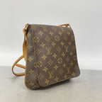 Louis Vuitton Shoulder Bag Monogram Musette Tango Long Strap Brown — view 2