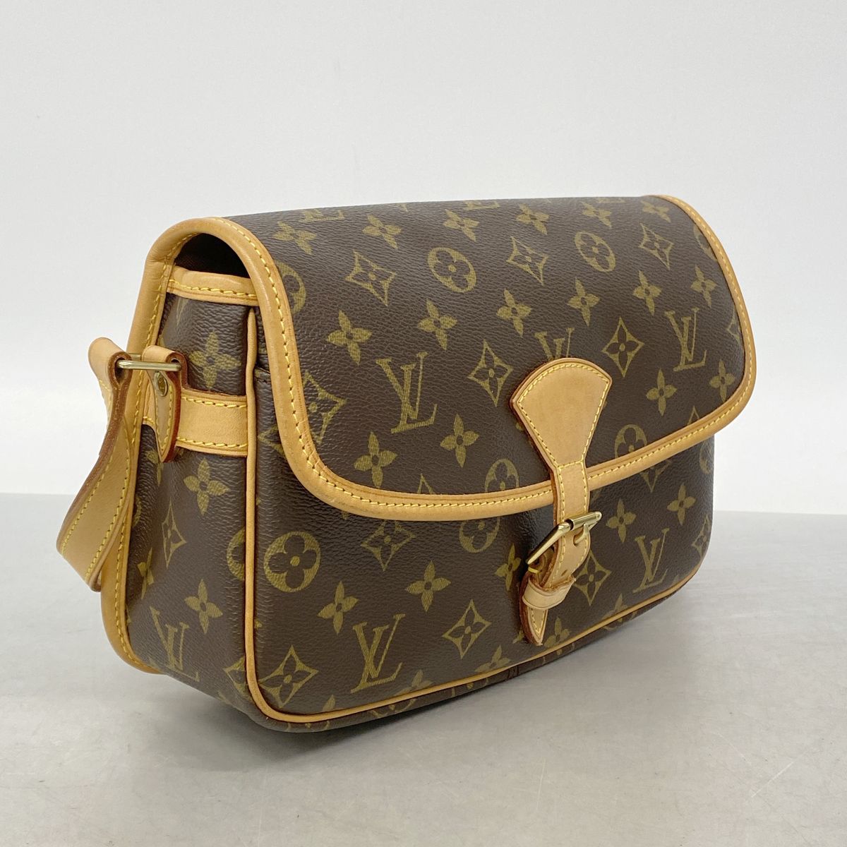 Louis Vuitton Shoulder Bag Monogram Solonge Brown — view 2