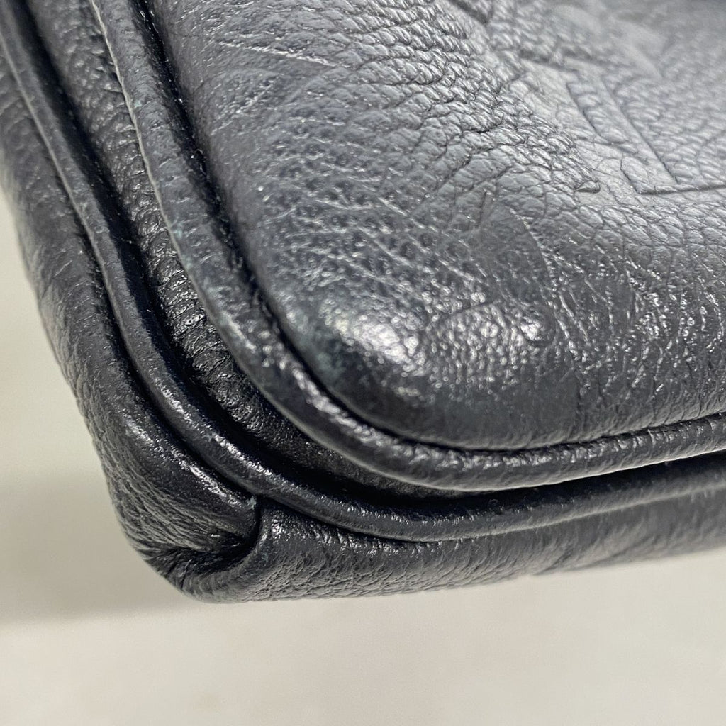 Louis Vuitton Shoulder Bag Monogram Empreinte Twice Noir — view 6