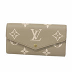 Louis Vuitton Wallet Monogram Empreinte Bicolor Portefeuille Sarah Tourterelle