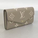 Louis Vuitton Wallet Monogram Empreinte Bicolor Portefeuille Sarah Tourterelle — view 2