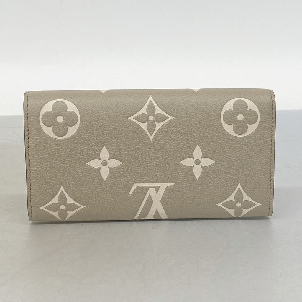 Louis Vuitton Wallet Monogram Empreinte Bicolor Portefeuille Sarah Tourterelle — view 6