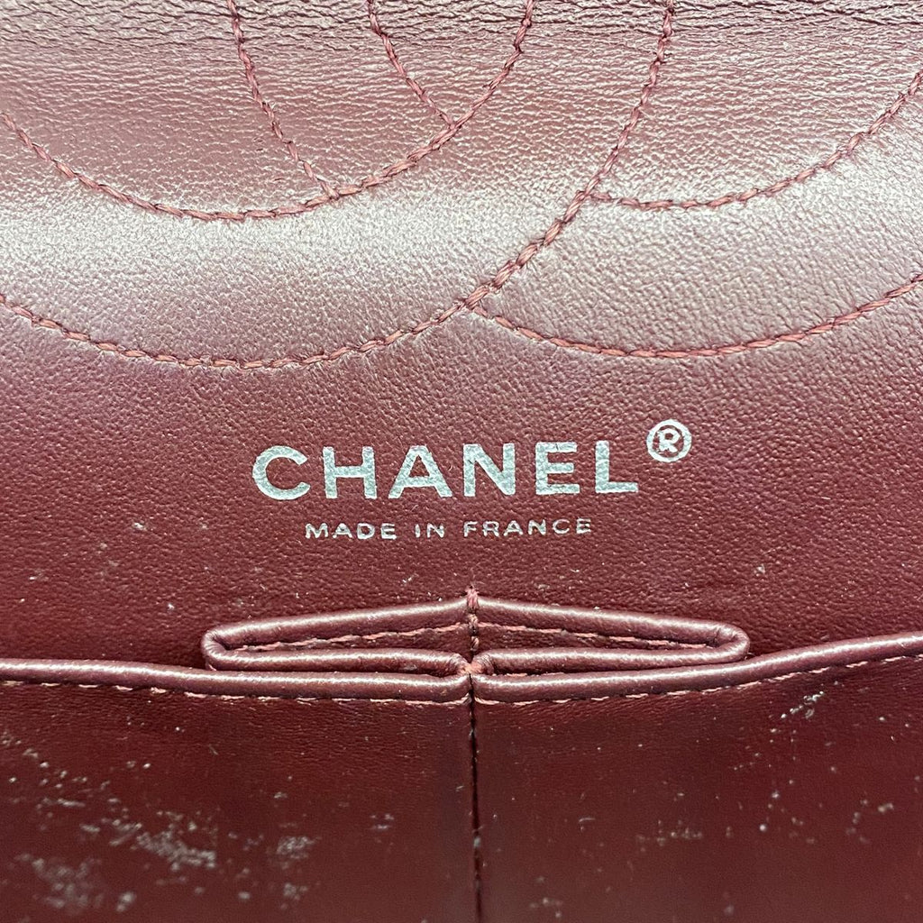 Chanel Shoulder Bag 2.55 Calfskin Black Silver — view 5
