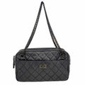 Chanel Shoulder Bag 2.55 Calfskin Black