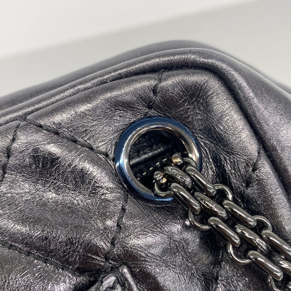 Chanel Shoulder Bag 2.55 Calfskin Black — view 7