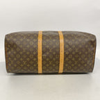 Louis Vuitton Boston Bag Monogram Keepall 55 Brown — view 3