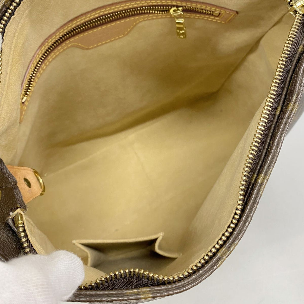 Louis Vuitton Shoulder Bag Monogram Looping GM Brown — view 4