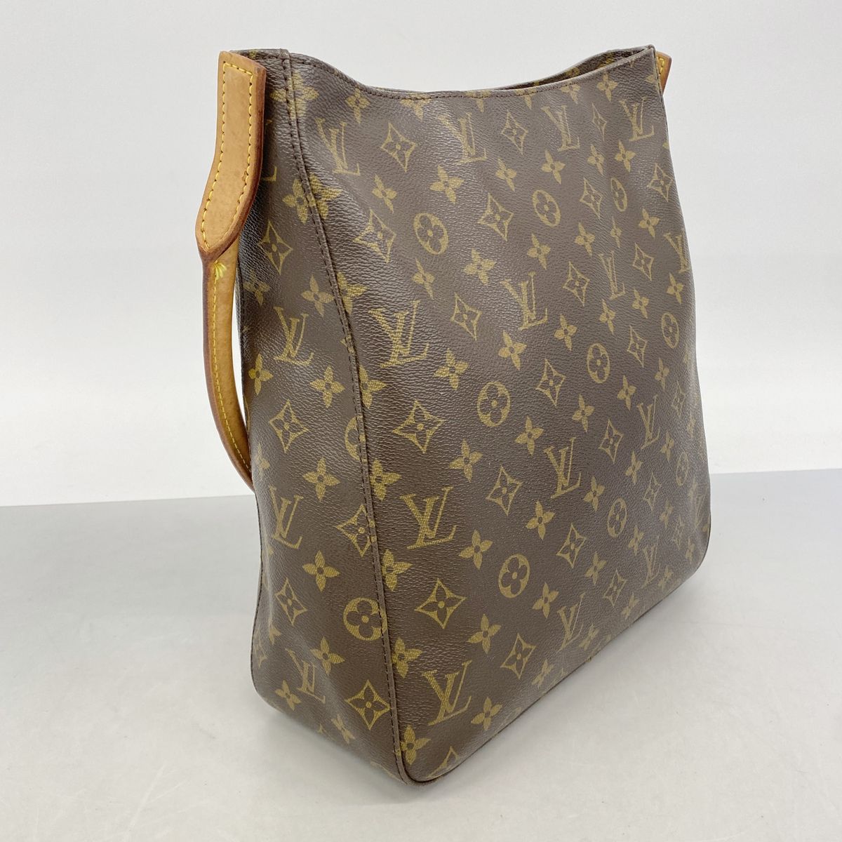 Louis Vuitton Shoulder Bag Monogram Looping GM Brown — view 2