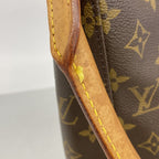 Louis Vuitton Shoulder Bag Monogram Looping GM Brown — view 7