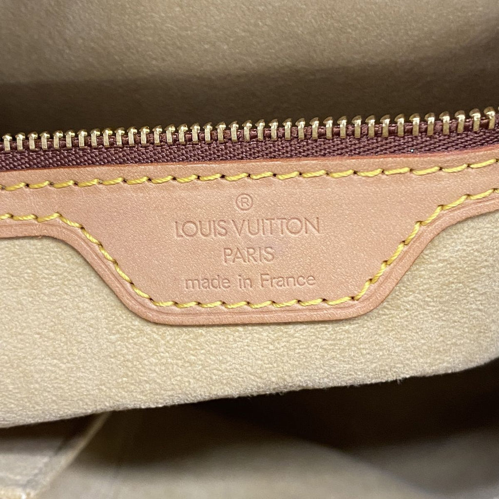 Louis Vuitton Shoulder Bag Monogram Looping GM Brown — view 5