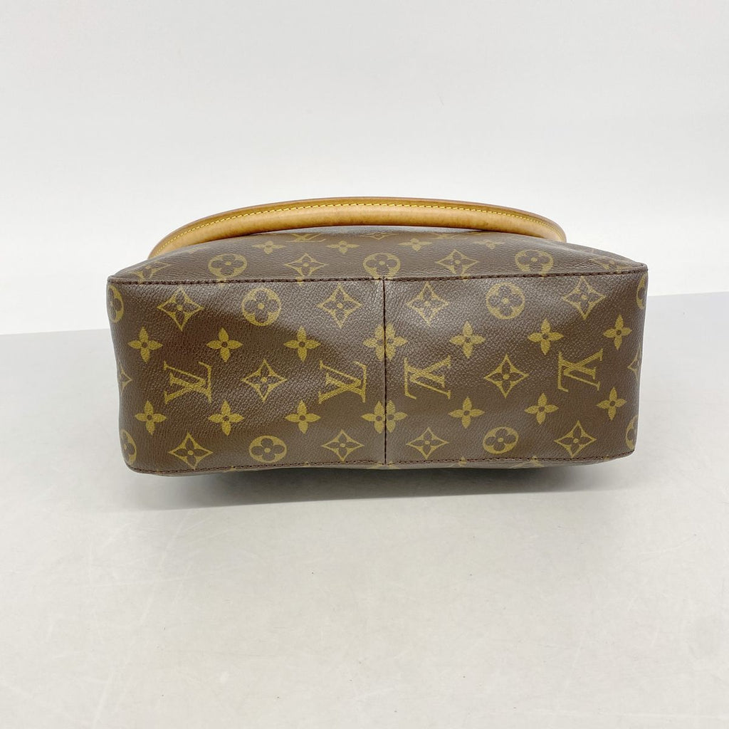 Louis Vuitton Shoulder Bag Monogram Looping GM Brown — view 3
