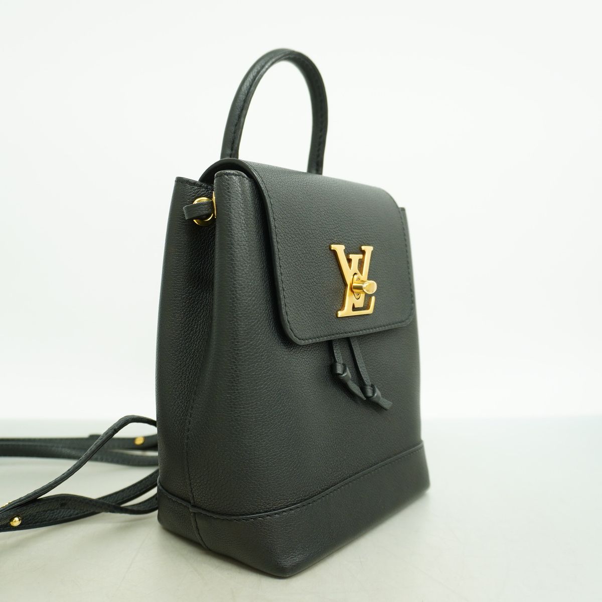 Louis Vuitton Backpack Taurillon Lockme Mini Noir — view 2