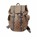 Louis Vuitton Backpack Monogram Macassar Christopher MM Brown